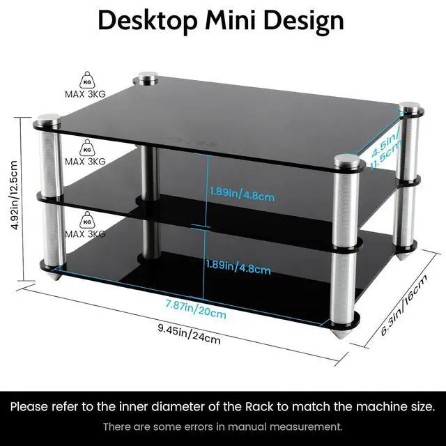 Alt view image 7 of 7 - FX-Audio DAC-X6 DAC Headphone amp Combo and Mini Audio Rack Black