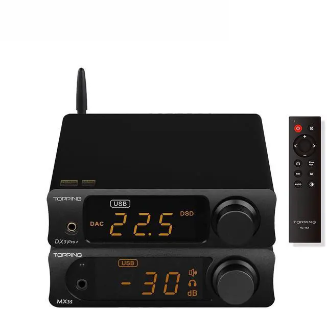 Main image of DX3pro+ LDAC Headphone Amp and MX3s Amplifier 62W x 2 Class D Power amp