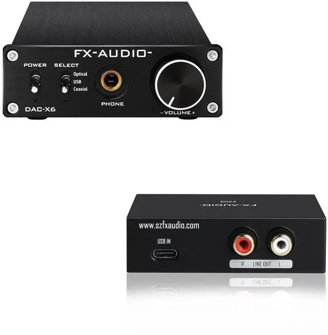 Main image of FX-Audio DAC-X6 Headphone amp and FX03 384Khz USB c DAC