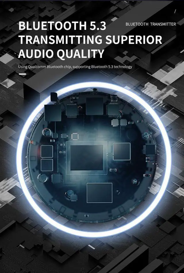 Alt view image 4 of 7 - MX-01 Bluetooth 5.3 HiFi Audio Transmitter Receiver Converted into BT Signals and transmitted to Bluetooth Headphone/amplifiers/Speaker, Support USB/OTP/Coax/AUX Input