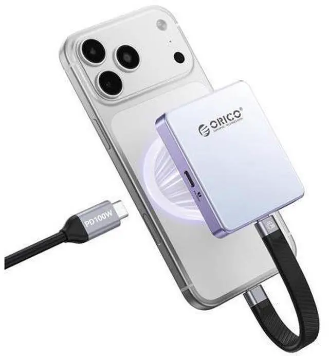 Main image of 10Gbps Magnetic M.2 NVMe SSD Enclosure with PD100W Charging Port 4K ProRes Recording Max 2TB for iPhone 17/16/15 Pro/Pro Max/Plus Support SSD Size 2230/2242 B+M M-Key Diskless AP42P (Blue)