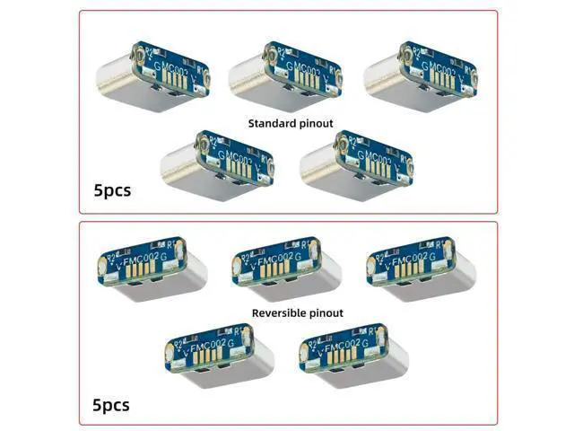 Alt view image 2 of 7 - 10pcs/lot DIY Solder Type-C Female Socket Connector Replace for Micro-USB 5Pin Female SMT Type DC 5V Power
