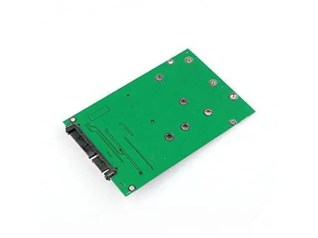 Alt view image 5 of 7 - 2 in 1 Combo Mini PCI- E 2 Lane M.2 NGFF & mSATA SSD to SATA 3.0 III Adapter Converter PCBA