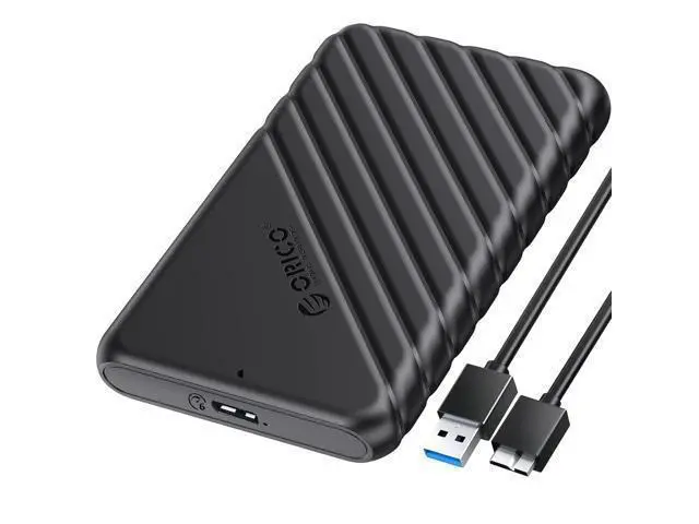Alt view image 2 of 7 - 2.5 inch External Hard Drive Enclosure USB 3.0 to SATA III for 7mm and 9.5mm SATA HDD SSD 25PW1-U3 + 2189U3