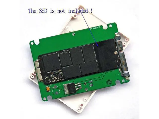 Alt view image 6 of 7 - 2.5" SATA 22pin to Mac A1425 A1398 MC975 MC976 MD212 MD213 ME662 ME664 ME665 SSD Hard Disk case Enclosure White