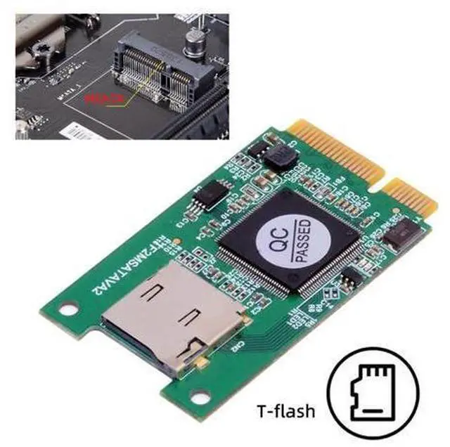 Alt view image 6 of 7 - 30x50mm MSATA to Micro SD T-Flash TF Card Rearder Adapter Embedded for Industrial Mobile SSD