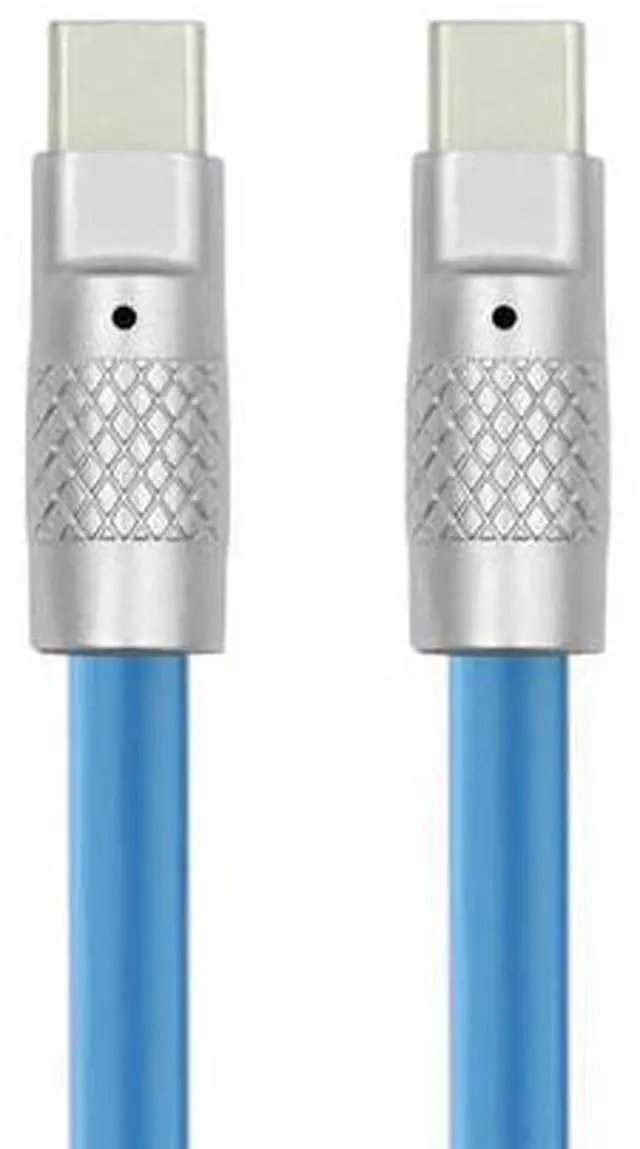 Main image of Blue USB4 Type C Male to Female 240W Power 40Gbps Data 8K Video Adapter Up Down Angled for NS Phone Laptop