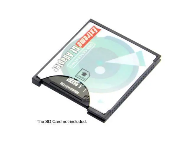 Alt view image 3 of 7 - Camera SD SDHC SDXC to High-Speed Extreme Compact Flash CF Type I Memory Card Adapter