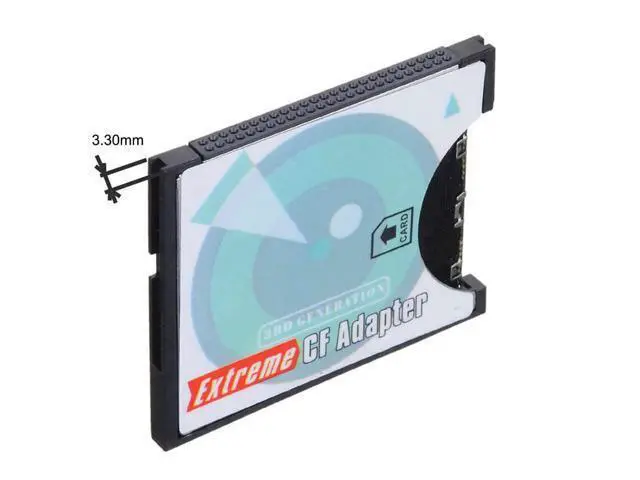 Alt view image 4 of 7 - Camera SD SDHC SDXC to High-Speed Extreme Compact Flash CF Type I Memory Card Adapter