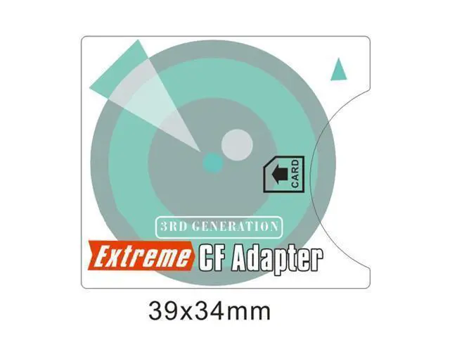 Alt view image 5 of 7 - Camera SD SDHC SDXC to High-Speed Extreme Compact Flash CF Type I Memory Card Adapter
