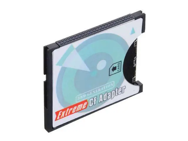 Alt view image 6 of 7 - Camera SD SDHC SDXC to High-Speed Extreme Compact Flash CF Type I Memory Card Adapter