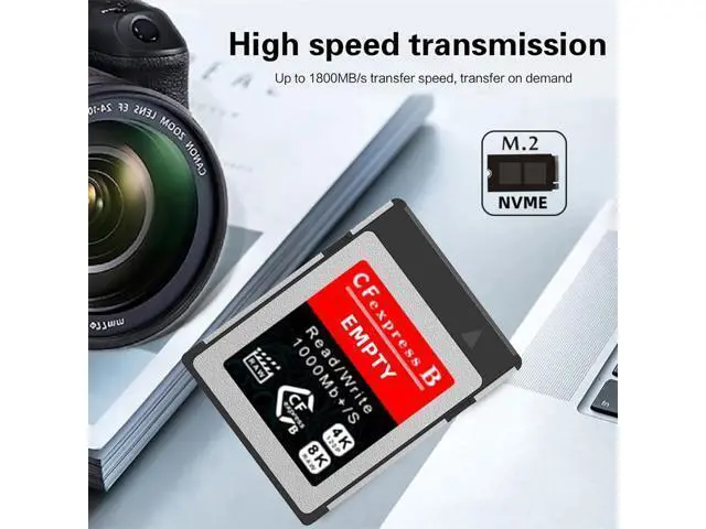 Alt view image 3 of 7 - CFexpress Type-B to NVME 2230 Memory Card Kit Case CFE CFB NGFF M-Key Adapter Compatible with XS Camera 8K RAW PCIe Expansion