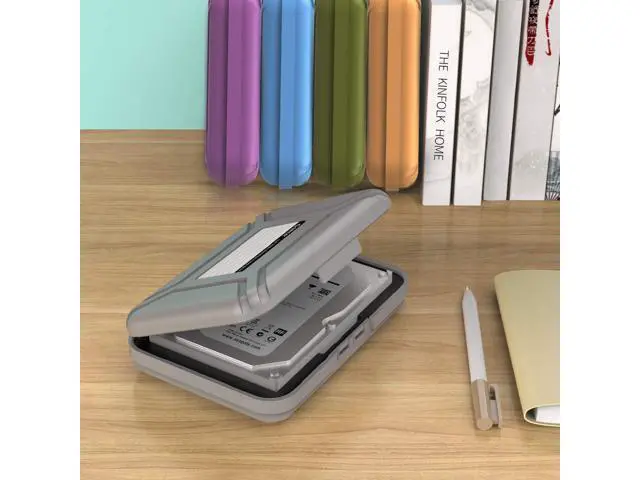 Alt view image 7 of 7 - External Hard Drive Case for 3.5 Inch HDD/SSD 5 Packs Portable Hard Drive Carrying Protective Storage Box Anti-Static and Shockproof -PHX5S