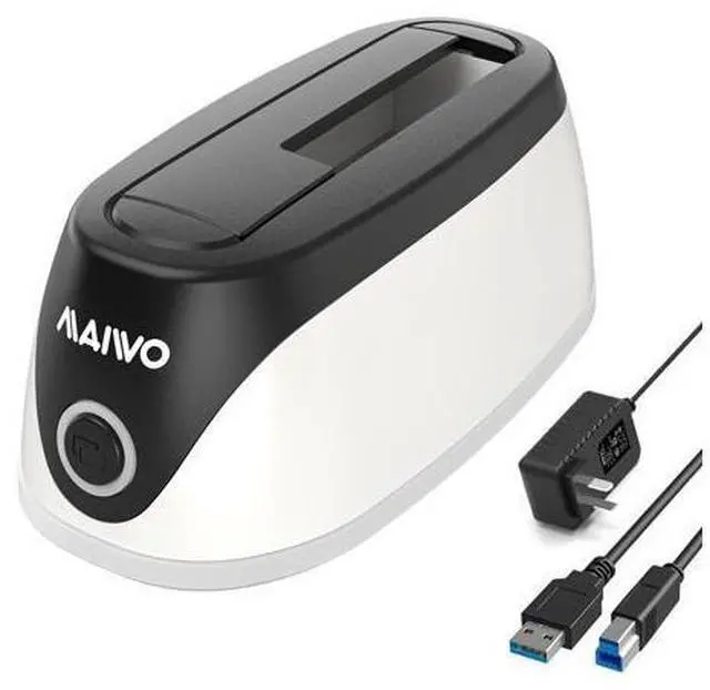 Main image of Hard Drive Docking Station for 2.5 3.5 Inch SATA HDD SSD, 24TB Capacity, 12V 2A Power Supply, USB 3.0 to External Hard Drive Adapter Reader Case