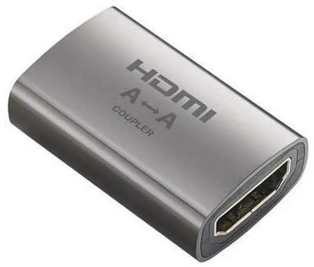 Alt view image 3 of 4 - HDMI Coupler V2 Aluminum Full Shielding 24K Gold Plated Connectors (Female to Female)