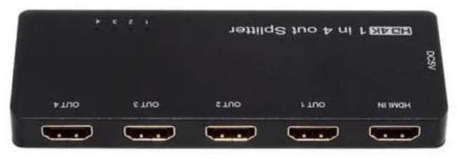 Main image of HUB HDMI Splitter 4K 60hz Ultra-HD Converter Compatible 2.0 Switch 1-IN-4-OUT 18Gbps UHD Hub Support HDCP SST Extended