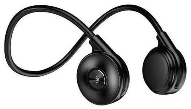 Main image of Bluetooth 5.3 Bone Conduction Headphones, IPX6 Waterproof, 30H Playback, Open-Ear Sport & Work (Black)