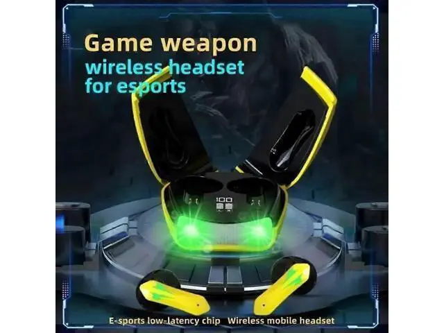Alt view image 2 of 5 - Bluetooth 5.3 Wireless Earbuds - Low Latency Gaming & Music (Black)