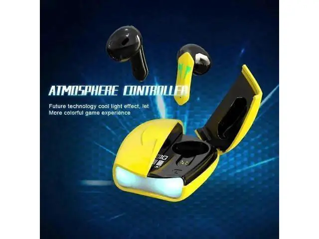 Alt view image 4 of 5 - Bluetooth 5.3 Wireless Earbuds - Low Latency Gaming & Music (Black)
