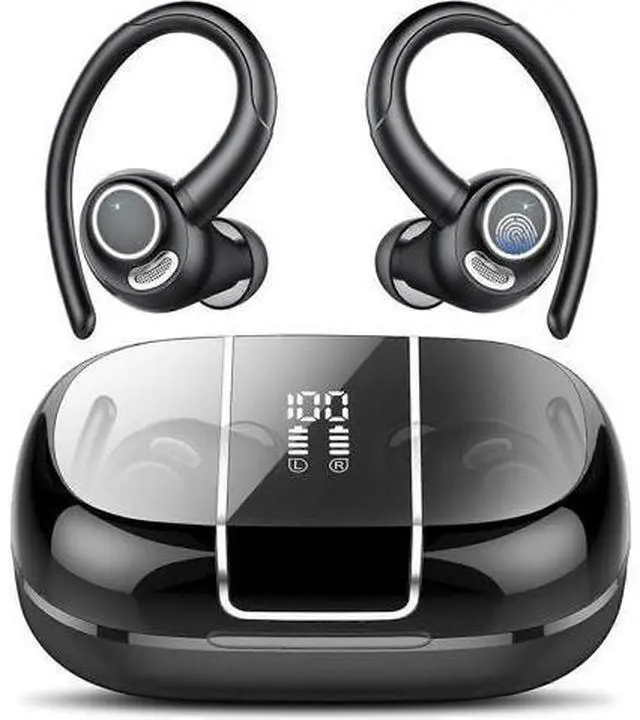 Main image of Bluetooth 5.3 Wireless Earbuds Sport, 48H Playtime IP7 Waterproof Over-Ear Headphones with Deep Bass