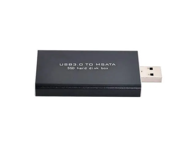 Alt view image 7 of 7 - Mini PCI-E mSATA to USB 3.0 External SSD PCBA Conveter Adapter Pen Driver Card with Case