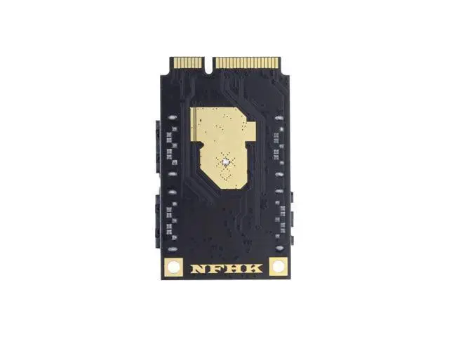 Alt view image 7 of 7 - Mini PCI-E PCI Express to SATA 3.0 Four Ports Adapter Converter 6Gbps Hard Drive Extension Card for SSD