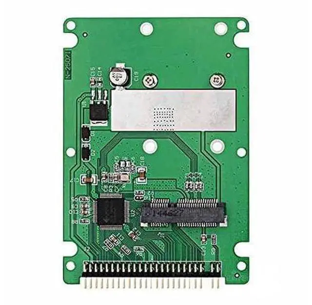 Alt view image 7 of 7 - mSATA mini PCI-E SATA SSD to 2.5 inch IDE 44pin Notebook Laptop Hard Disk case Enclosure White