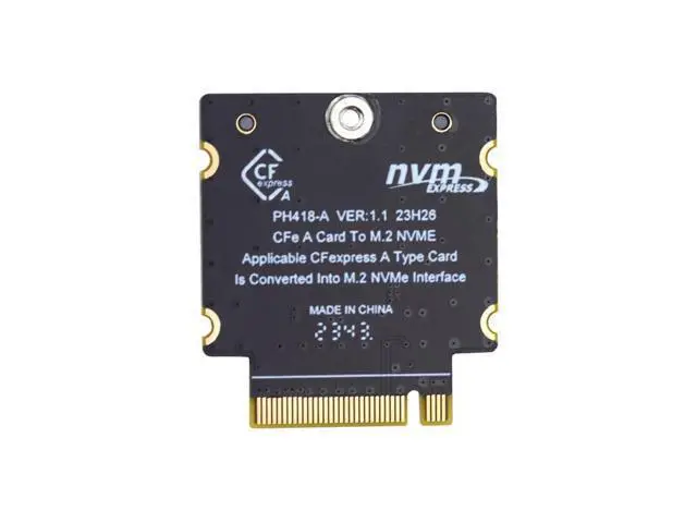 Alt view image 7 of 7 - NGFF M.2 NVMe Host to CFExpress CFA Extension Adapter M2 M-Key for CFE Type-A Support Camera Memory Card