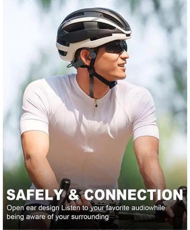 Alt view image 3 of 5 - Monodeal Bone Conduction Headphones Wireless, Open Ear Sport Headset IPX5 Waterproof, 10H Battery