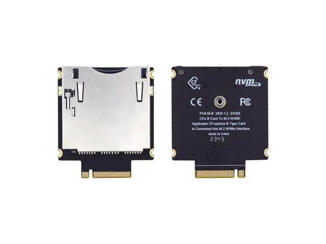 Alt view image 7 of 7 - NGFF M.2 NVMe Host to CFExpress CFB Extension Adapter M2 M-Key for CFE Type-B Support R5 Z6 Z7 Memory Card