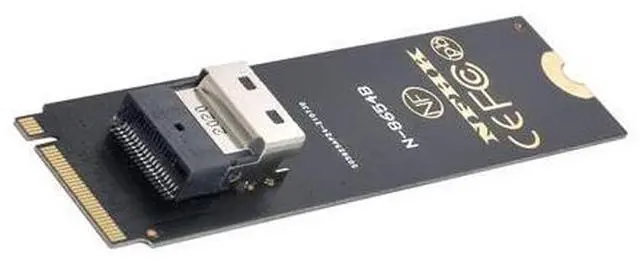 Main image of NGFF M-Key NVME to U.2 U2 Kit SFF-8639 to SFF-8654 Slimline SAS PCIe SSD Adapter for Mainboard