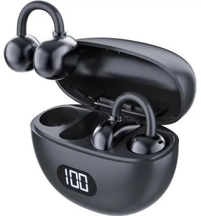 Main image of Open Ear Bluetooth 5.4 Headphones, IPX7 Waterproof, 18H Playback, HiFi Sound for Running & Sports (Black)