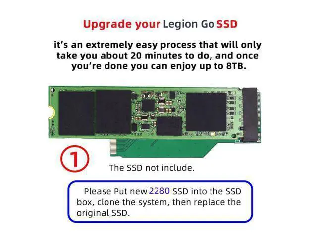 Alt view image 5 of 7 - NGFF NVME M-Key 22x42mm to 22x80mm Male to Female Extension SSD Adapter Compatible with Legion Go Game Boy