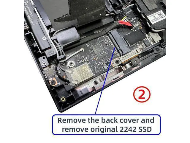Alt view image 6 of 7 - NGFF NVME M-Key 22x42mm to 22x80mm Male to Female Extension SSD Adapter Compatible with Legion Go Game Boy
