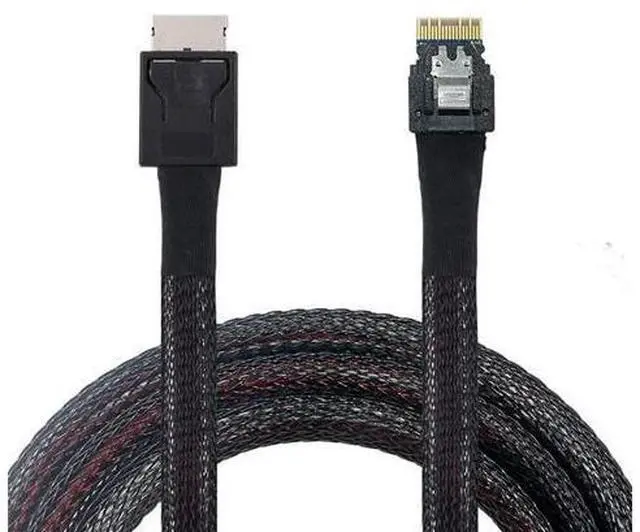 Main image of OcuLink PCIe PCI-Express SFF-8611 4i to SFF-8654 Slimline SSD Data Active Cable 50cm