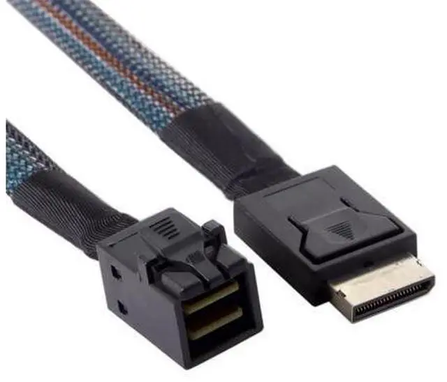 Alt view image 7 of 7 - OCuLink PCIe PCI-Express SFF-8611 4i to SFF-8643 SSD Data Active Cable 50cm
