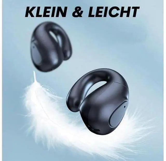 Alt view image 3 of 5 - Open Ear Bluetooth Headphones, Air Line Bone Conduction, 36H Playback, IPX5 Waterproof, Sports & Running