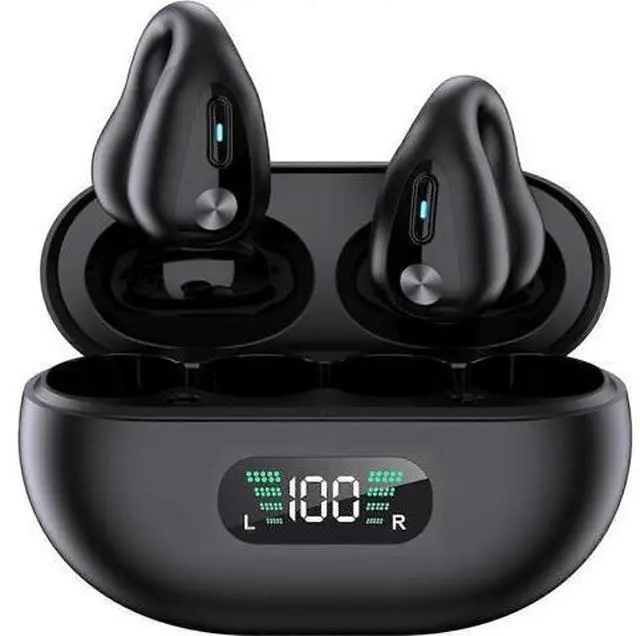 Main image of Open Ear Bone Conduction Headphones, Bluetooth 5.3 Wireless Earbuds, 36H Playtime, IPX7 Waterproof for Sports