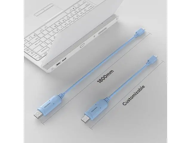Alt view image 4 of 5 - OIKWAN USB to Micro USB Console Cable with FTDI Chipset, RS232 Serial Port Adapter for Cisco Routers/Switches, PLC, Industrial Control Devices, Compatible with Windows/Mac/Linux (6ft/1.8m)