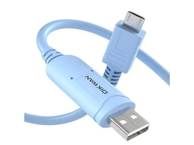 Alt view image 5 of 5 - OIKWAN USB to Micro USB Console Cable with FTDI Chipset, RS232 Serial Port Adapter for Cisco Routers/Switches, PLC, Industrial Control Devices, Compatible with Windows/Mac/Linux (6ft/1.8m)