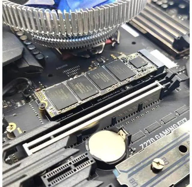 Alt view image 5 of 7 - SATA NGFF Key B+M SSD to NVME M-Key Motherboard Desktop Adapter Converter SSD Card JMB582 2280