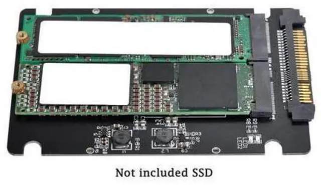 Alt view image 6 of 6 - SFF-8639 NVME U.2 to Combo NGFF M.2 M-Key SATA PCIe SSD Adapter for Mainboard Replace SSD 750 p3600 p3700