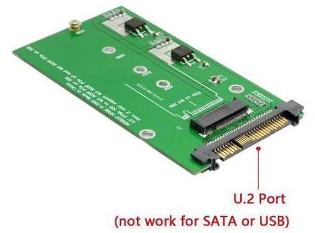 Alt view image 5 of 7 - SFF-8639 NVME U.2 to NGFF M.2 M-Key PCIe SSD Adapter for Mainboard Replace Intel SSD 750 p3600 p3700