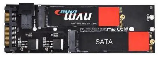 Alt view image 3 of 7 - SFF-8643 to U2 Kit NGFF M-Key to HD Mini SAS NVME PCIe SSD SATA Adapter for Motherboard