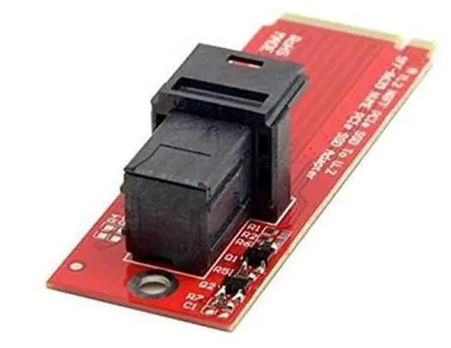 Alt view image 6 of 6 - U.2 U2 Kit SFF-8639 NVME PCIe SSD Adapter for Mainboard Intel SSD 750 p3600 p3700 M.2 SFF-8643 Mini SAS HD