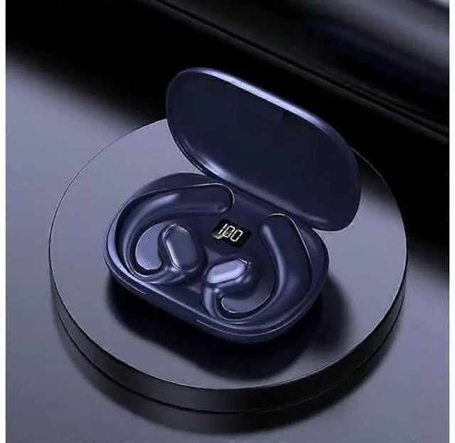 Main image of Wireless Bone Conduction Earbuds, 56H Playback, IPX Waterproof, Bluetooth 5.3 Ear Clip Headphones for Sports