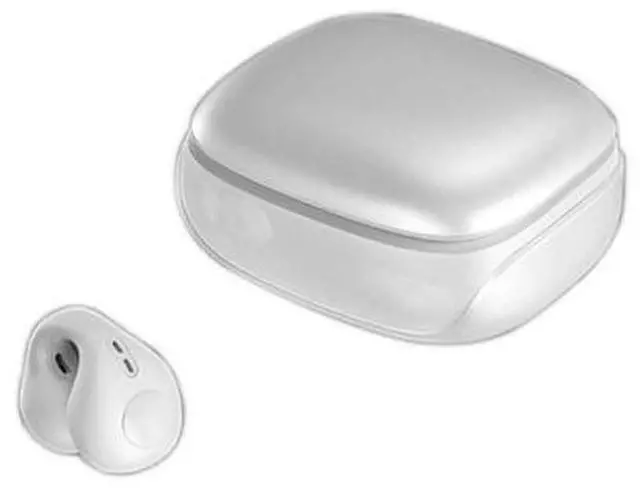 Main image of Wireless Bone Conduction Headphones Bluetooth 5.3, Open Ear Clip Design, HIFI Sound, IPX5 Waterproof (White)