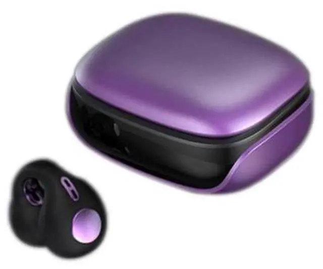 Main image of Wireless Bone Conduction Headphones Bluetooth 5.3, Open Ear HIFI Sound, Fingerprint Touch, Purple
