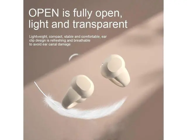 Alt view image 3 of 5 - Wireless Bone Conduction Headphones, Open Ear Bluetooth 5.3 with Noise Cancellation, 6H Playback for Sports