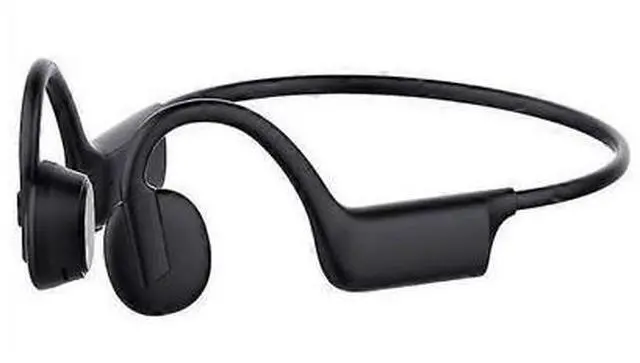 Main image of Wireless Bone Conduction Headphones, Open-Ear Bluetooth 5.3 Sport (Black) - 10H Play, IP55